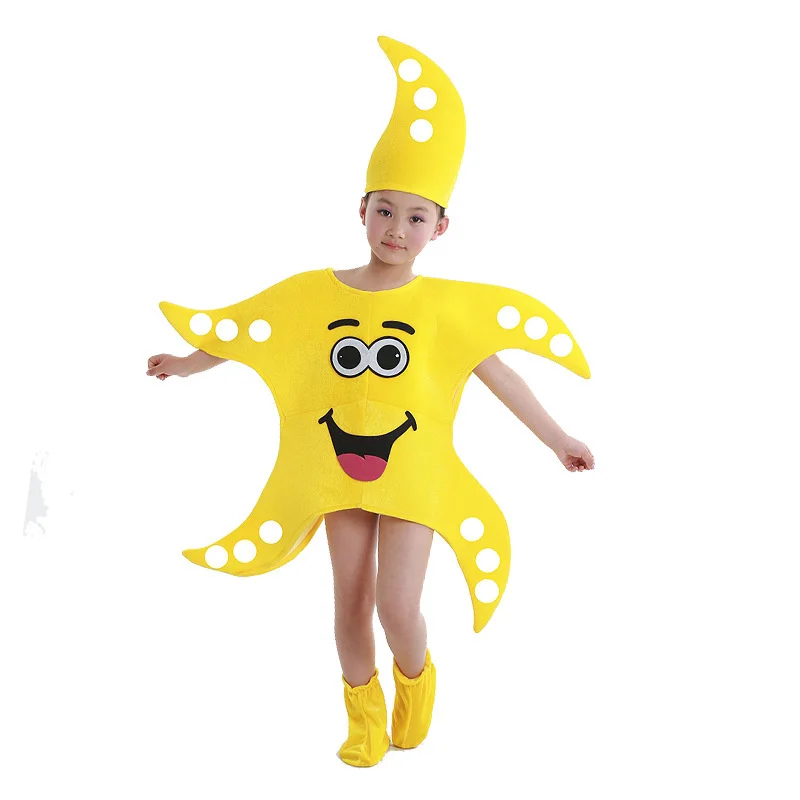 

Baby Adult Halloween Easter Carnival Cosplay Costume Children's marine animal fish colorful starfish cosplay
