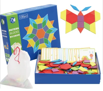 

3D Puzzle Set Montessori Toys For Kids Children Boys Oyuncak Juegos Educativos Kids Early Learning Education Jigsaw Tangram