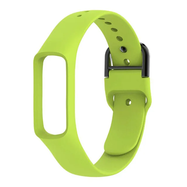 Для Galaxy Fit-e R375 наручный ремень для часов Силиконовый браслет для samsung Galaxy Fit e умный браслет Сменные аксессуары - Цвет ремешка: Зеленый