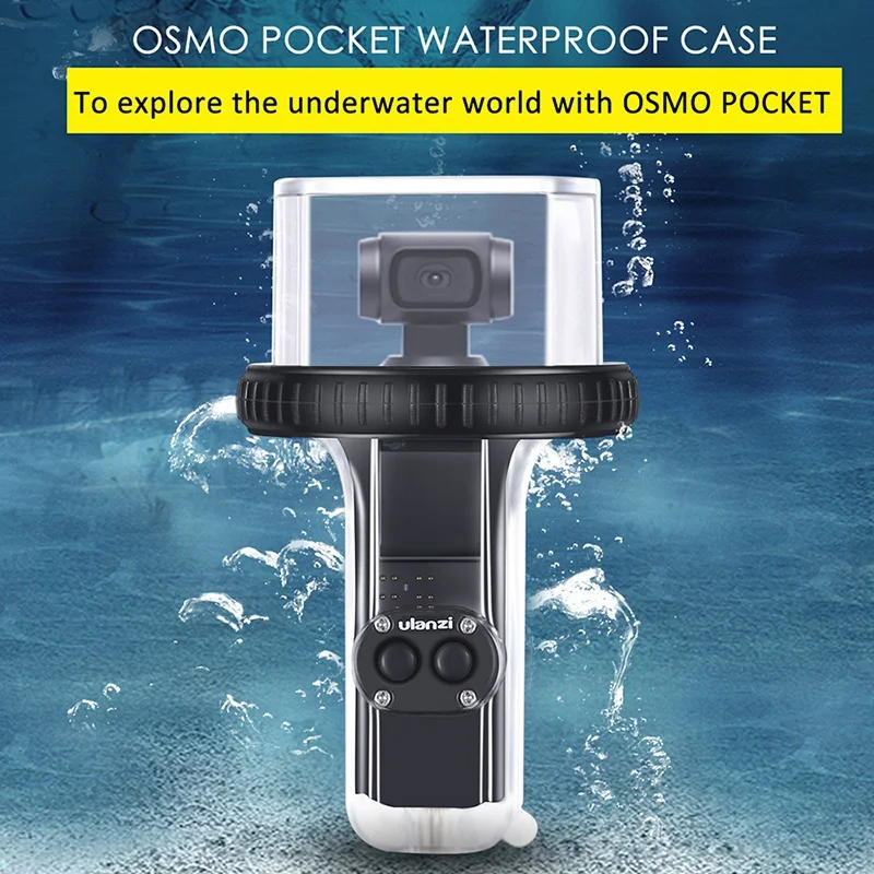Водонепроницаемый чехол для DJI Osmo Карманный водонепроницаемый чехол защитный чехол Подводные детали водонепроницаемые аксессуары - Цвет: Белый цвет