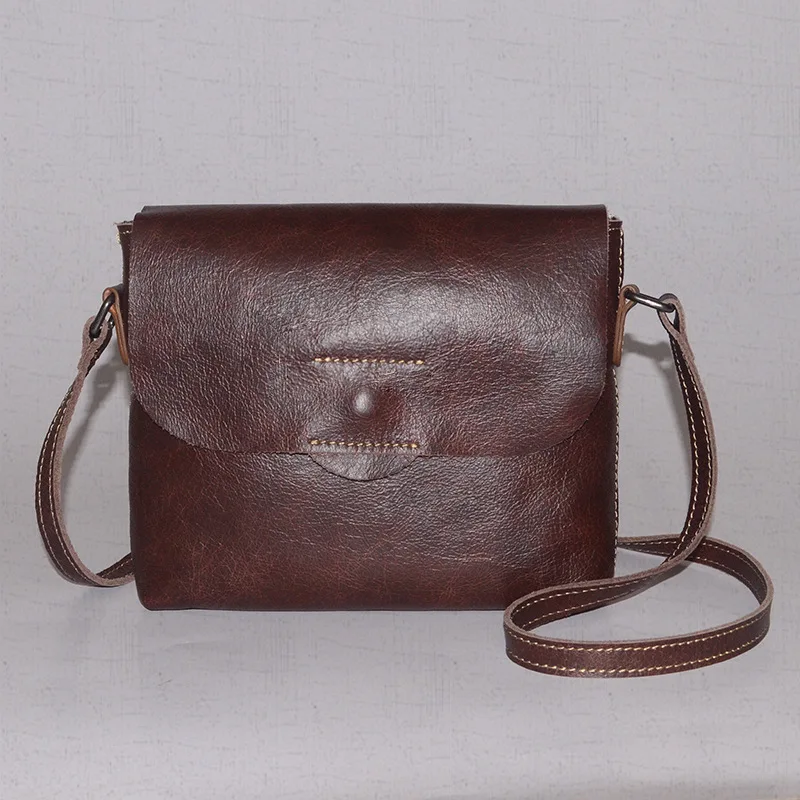 New Leisure Retro Small Square Bag Simple Diagonal Span Bag for Women