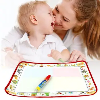 

Cute Kids Play Mat Doodle Mat Parent-Child Interaction Child Drawing Water Cloth Magic Canvas Necessary Decompression Toys