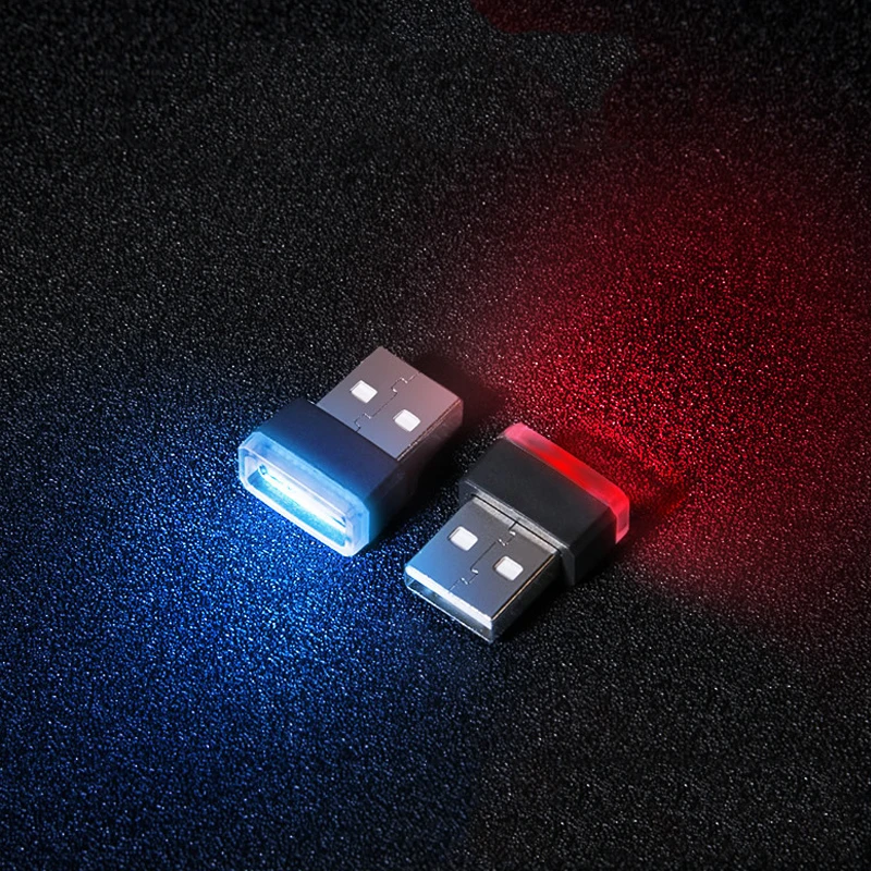 Автомобильный интерьер USB окружасветильник свет мини маленькая фонарь