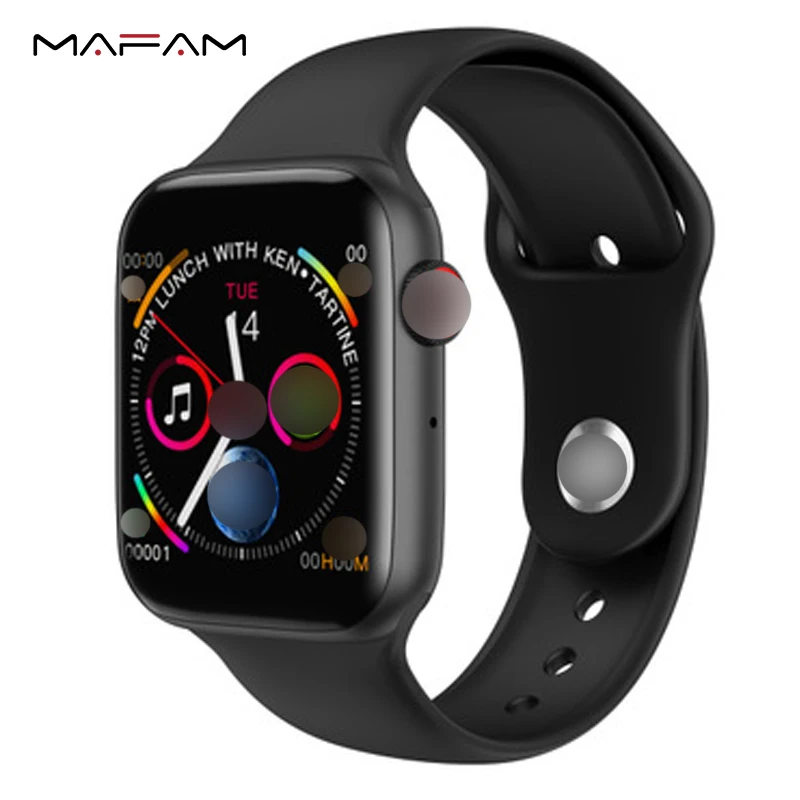 Смарт-часы MAFAM IWO W34 с Bluetooth ЭКГ пульсометр звонки циферблаты полный сенсорный