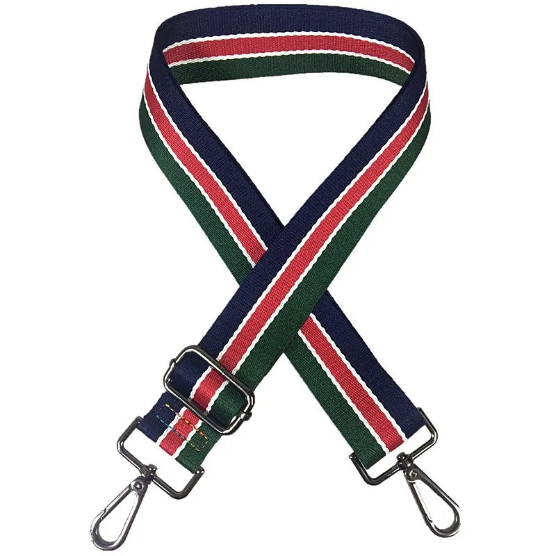 

Fashion women's striped shoulder strap color retro single new minimalist bag with accessories