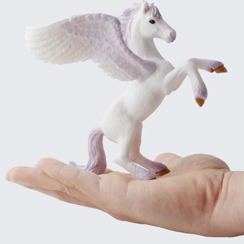 Мини искусственная черепаха красочный Единорог Летающая лошадь экшн фигурка