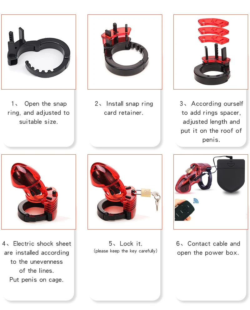 Wireless Remote Electric Shock CB6000 Cock Cage Ball Stretcher Electro Shock Anal Plug Vibrator Penis Ring Sex Toys For Men