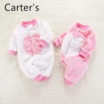 

Carter's Baby Clothes Spring And Autumn Boys And Girls Baby Romper 0-1-2 Years Old Baby Bodysuit Newborn Home Climbing Suit pink