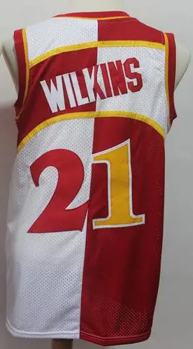 Men shorts Atlanta Brooklyn Kevin#7 Kyrie 11 Dominique Wilkins Spud Webb Trae Young Mens baskeball jerseys - Цвет: As photo