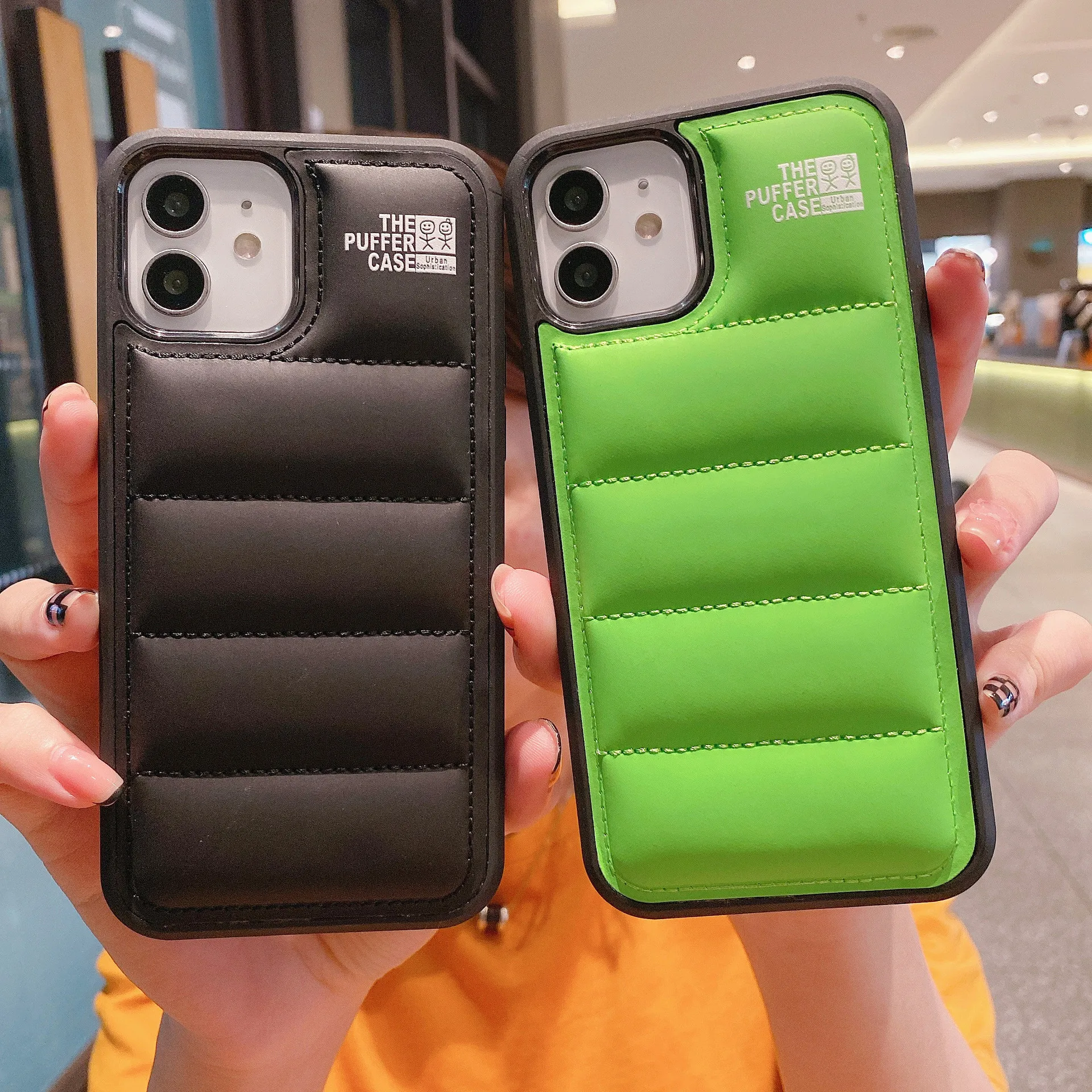 Модный брендовый чехол-пуховик для телефона iPhone 13 12 Mini 11 Pro Max X XS XR противоударный