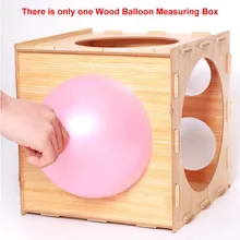 9 отверстий воздушный шар Размер коробка инструмент вечерние прочные измерения украшения Свадебная игрушка Арка практичный день рождения DIY деревянный