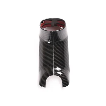 

For Land Rover Defender 2020 Car Accessories Interior Gear Shift Head Back Cover ABS Carbon Fiber Pattern Black 2 Piece Set