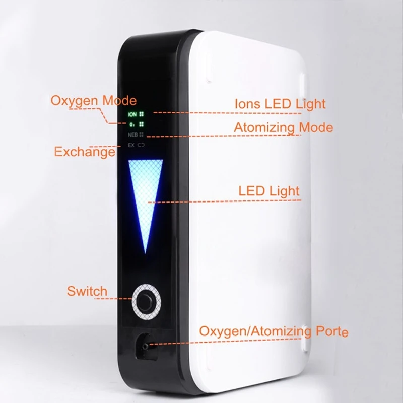 Portable Oxygen Machine Oxygen Concentrator 1L Flow With Nebulizer Ventilator Sleep Function Oxygen Generator Maker