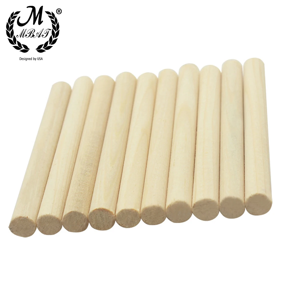 

M MBAT 10Pcs Acoustic Violin Column High Quality Spruce Sound-Post Sound Post Stringed Instrument Part For 4/4 & 3/4 Violin