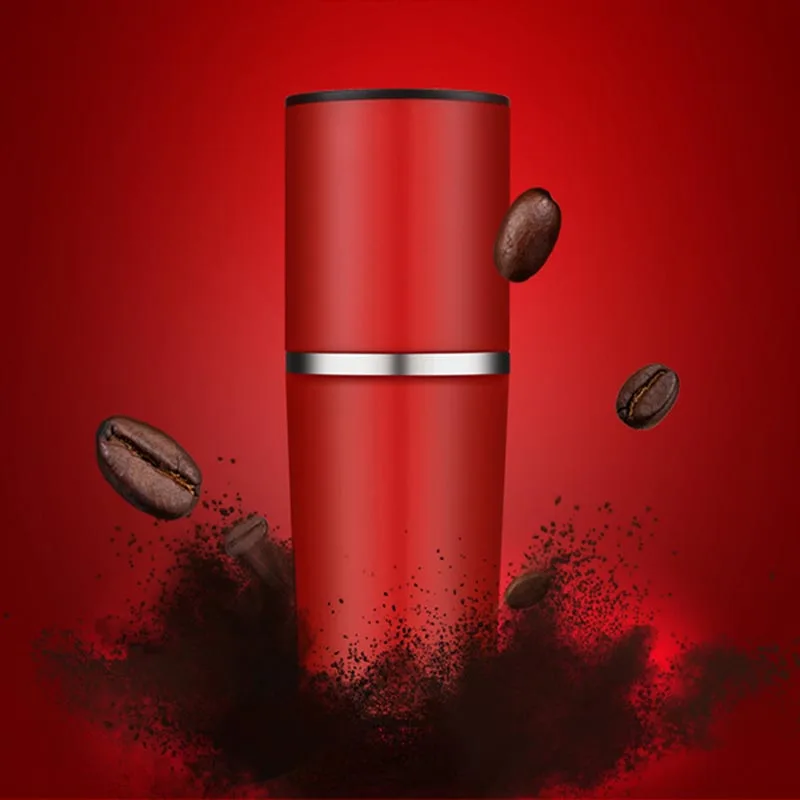 US $23.61 4 In 1 Manual Coffee Maker Coffee Grinder Mill Hand Pressure Portable Espresso Machine Coffee Bean Grinders Pressing Bottle Pot
