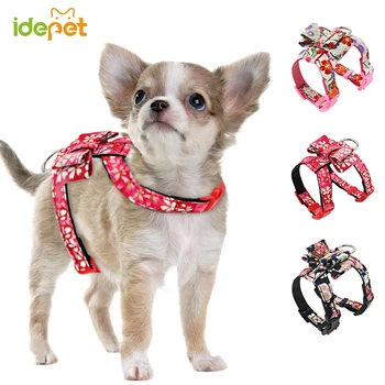 

Princess Pet Dog Harness Leash Leads for Small Dogs Adjustable Puppy Harness with Ropa Party Wedding Pet Supply Chihuahua 494135