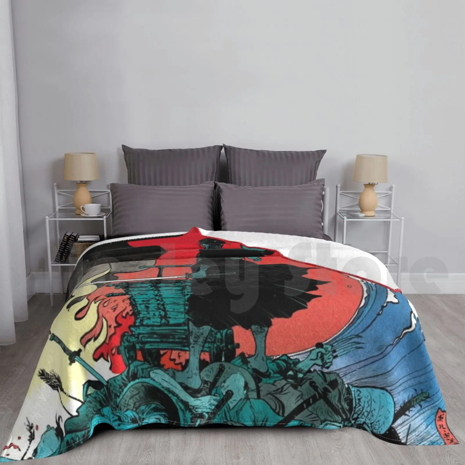 Lone Wolf And Cub Coperta Per Divano Letto Travel Shogun Killer Shogun Killer Lone Wolf And Cub Lone Wolf Cub