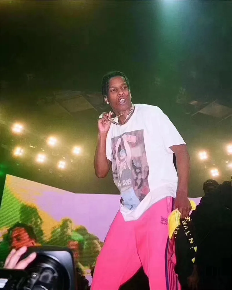 AWGE Needles тренировочные брюки для мужчин и женщин для влюбленных с вышивкой бабочки AWGE брюки с завязками для бега полосатые иглы спортивные штаны
