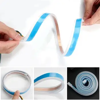 

Vehemo Daytime Running Lights Car LED Strip Brake Lamps LED Strip Tube LED Guide Strip for Accessories Headlight Turn Signal