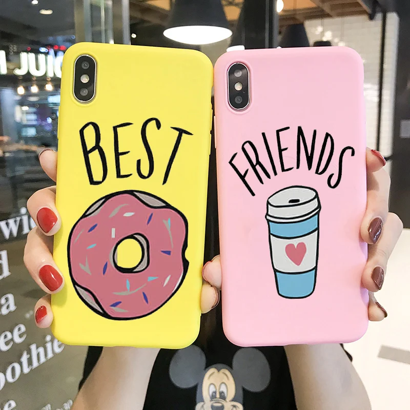 

Sweet Bff Print Case For Iphone 6S 6 7 8 X Xr Xs Max Case Silicone I Love My Bff FRIENDS Soft Cover For Apple Iphone Phone Case