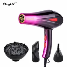 Профессиональный бытовой фен для волос 220-240 В, фен для волос 4000 Вт, компактный фен для волос, электрический фен с низким уровнем шума, штепсельная вилка европейского стандарта