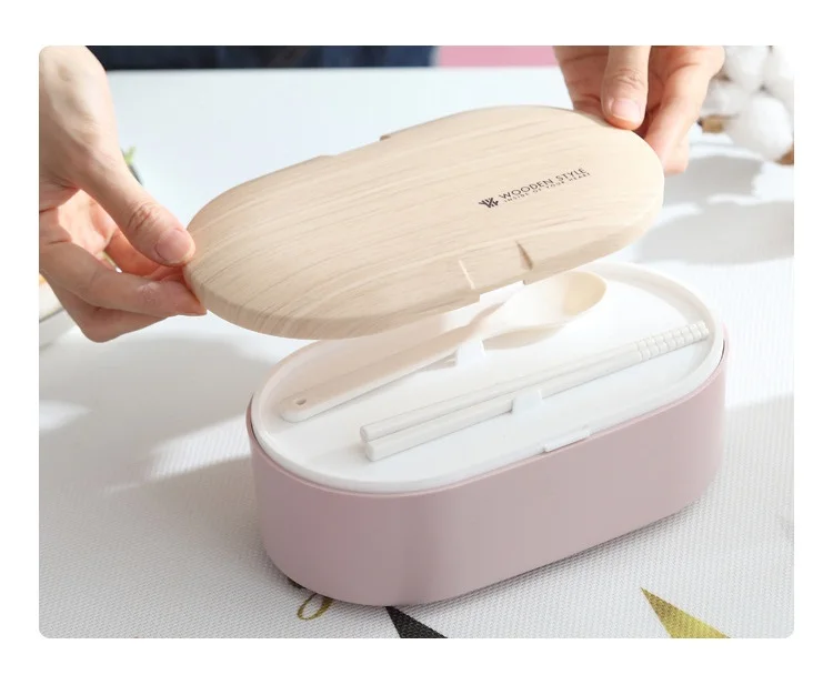 Bento Box, Bento Ланч-бокс для детей и взрослых, герметичные ланч-контейнеры с 2 ярусами, изготовленные из пшеничного волокна
