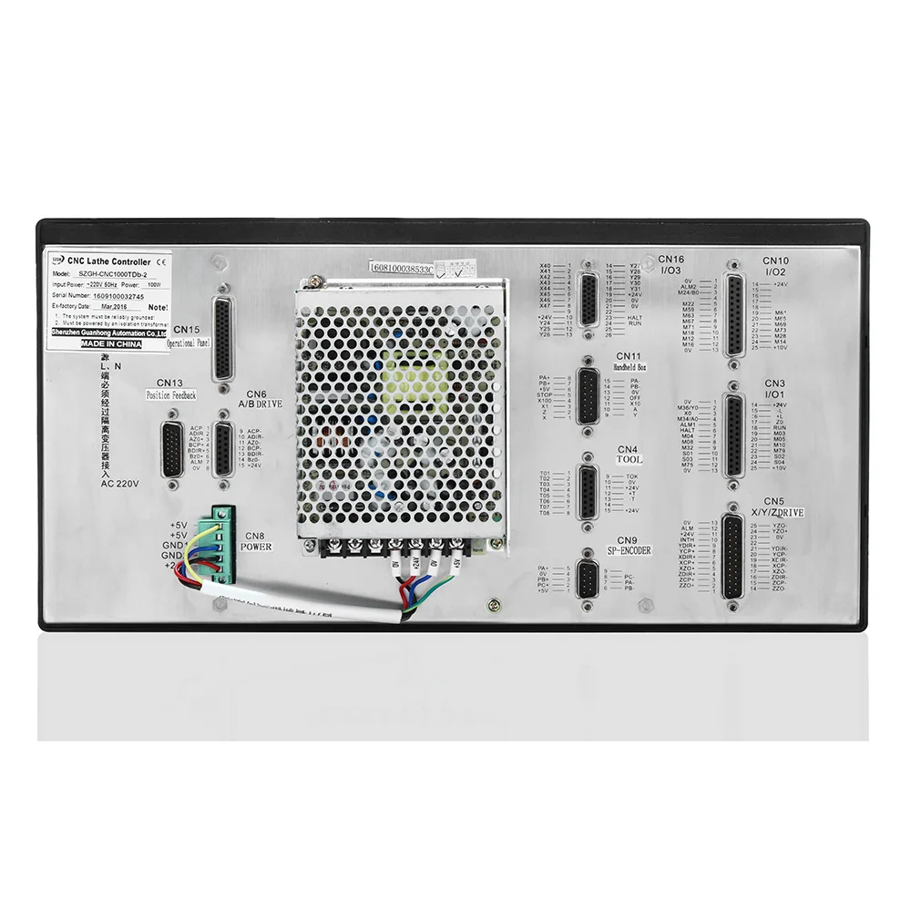 Мощный SZGH-CNC1000TDb-2 двухосный ЧПУ контроллер для токарного станка G код сервопривод шаговый с USB