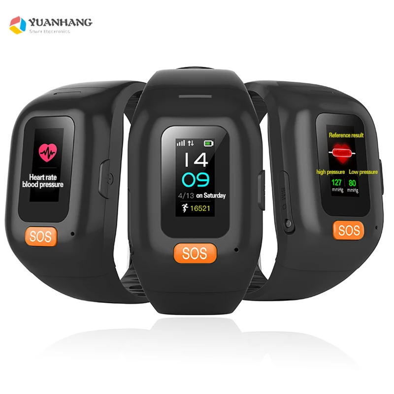 US $33.99 Smart Bracelet Long Standby Elderly Men Students SOS Watch for IOS Android Heart Rate Blood Pressure Pedometer GPS Tracker Watch
