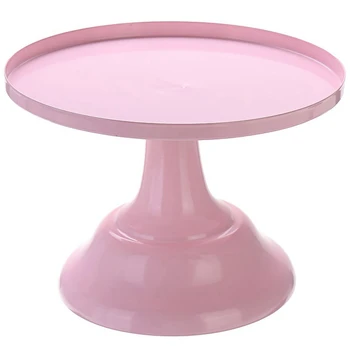 

8 Inch Round Cake Stand Wrought Iron Exquisite Cake Rack Base Dessert Stand Round Cake Display Wedding Birthday Cupcake Holder P