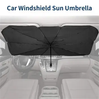 

Foldable Car Sun Umbrella Auto Block Heat UV Sun Shade Umbrella for Windshield Protection Block Heat UV Easy Use