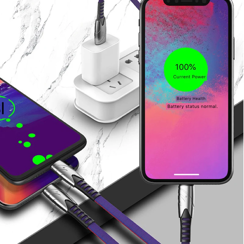 One Drag три линии передачи данных цинковый сплав для X XsMax 11pro Android type-c мобильный телефон Универсальная зарядная линия Быстрая зарядка 3A