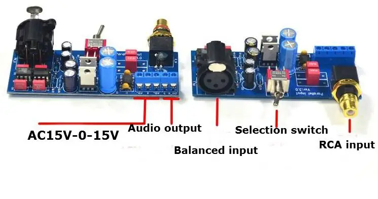 SSM2141 сбалансированный XLR сигнал на несимметричный RCA Одноконтурный усилитель мощности