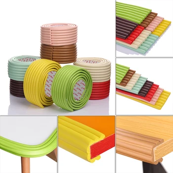 

2M Self-adhesive Strip Baby Safety Table Desk Edge Guard Cushion Protector Safe Protection Thicken Bumper Furniture Accessories