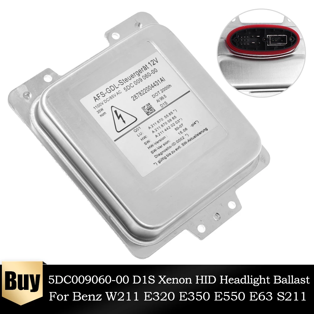 D1S ксенон HID фар балласт модуль для BENZ E Class W211 S211 E350 E550 2003-2009 для Hella AFS-GDL 5DC009060-00 2118705585