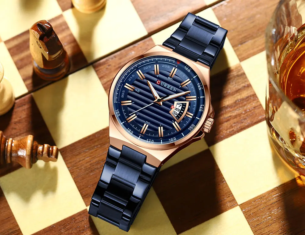 es Orologi da uomo impermeabili in acciaio inossidabile di alta qualità da polso militare da polso al quarzo con data automatica_voghion.com