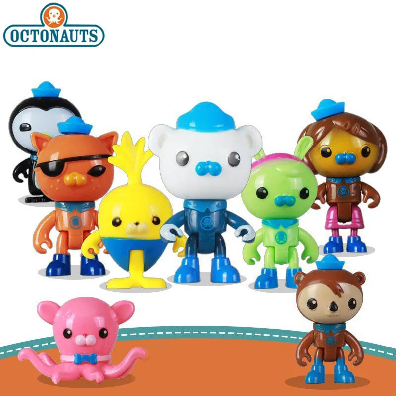 8pcs Lot Octonauts Action Figures Toys Peso Captain Barnacles Kwazii Shellington Dashi Tweak Inkling Kids Best Gifts Aliexpress