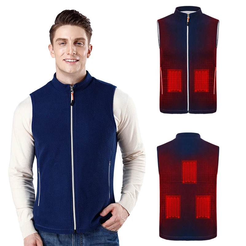 ZYNNEVA Outdoor Heated Vest Winter USB Smart Heating Jacket Electric Men Women Couple Waistcoat Heat Hiking Clothing GC1126 | Спорт и
