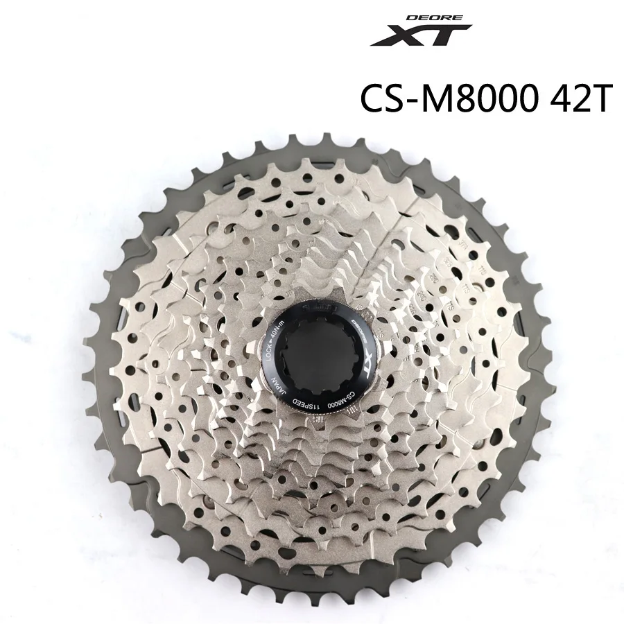 SHIMANO XT CS M8000 CS-M8000 Аутентичные кассетные звездочки 11S Скорость свободного хода 11-40T 11-42T 11-46T MTB маховик запчасти для велосипеда
