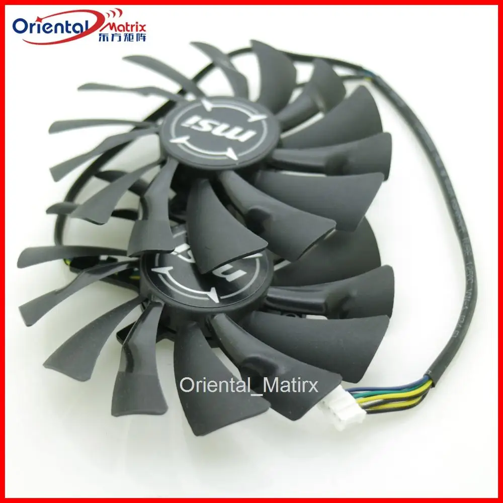 Envío gratis 2 unids/lote PLD10010S12HH DC12V 0.40A 95mm 4Pin para MSI GTX1060 GTX1070 ventilador para tarjeta gráfica