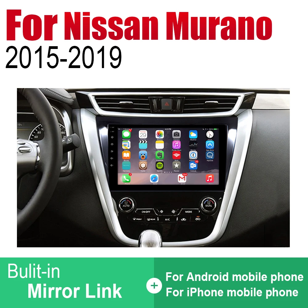 Top ZaiXi Android Car GPS Navi for Nissan Murano 2015~2019 player Navigation WiFi Bluetooth Mulitmedia system audio stereo EQ 3