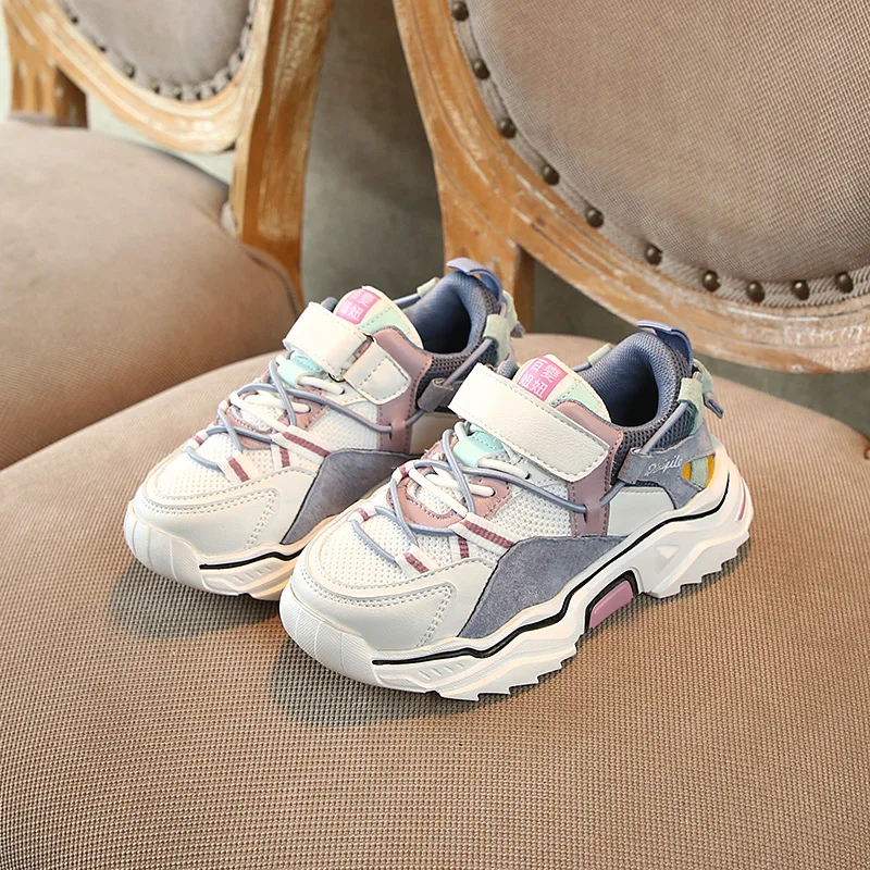 Kids Shoes Children Shoes Boys Sport Shoes Running Sneakers Non-slip Student Net Breathable Casual  Shoe SX429