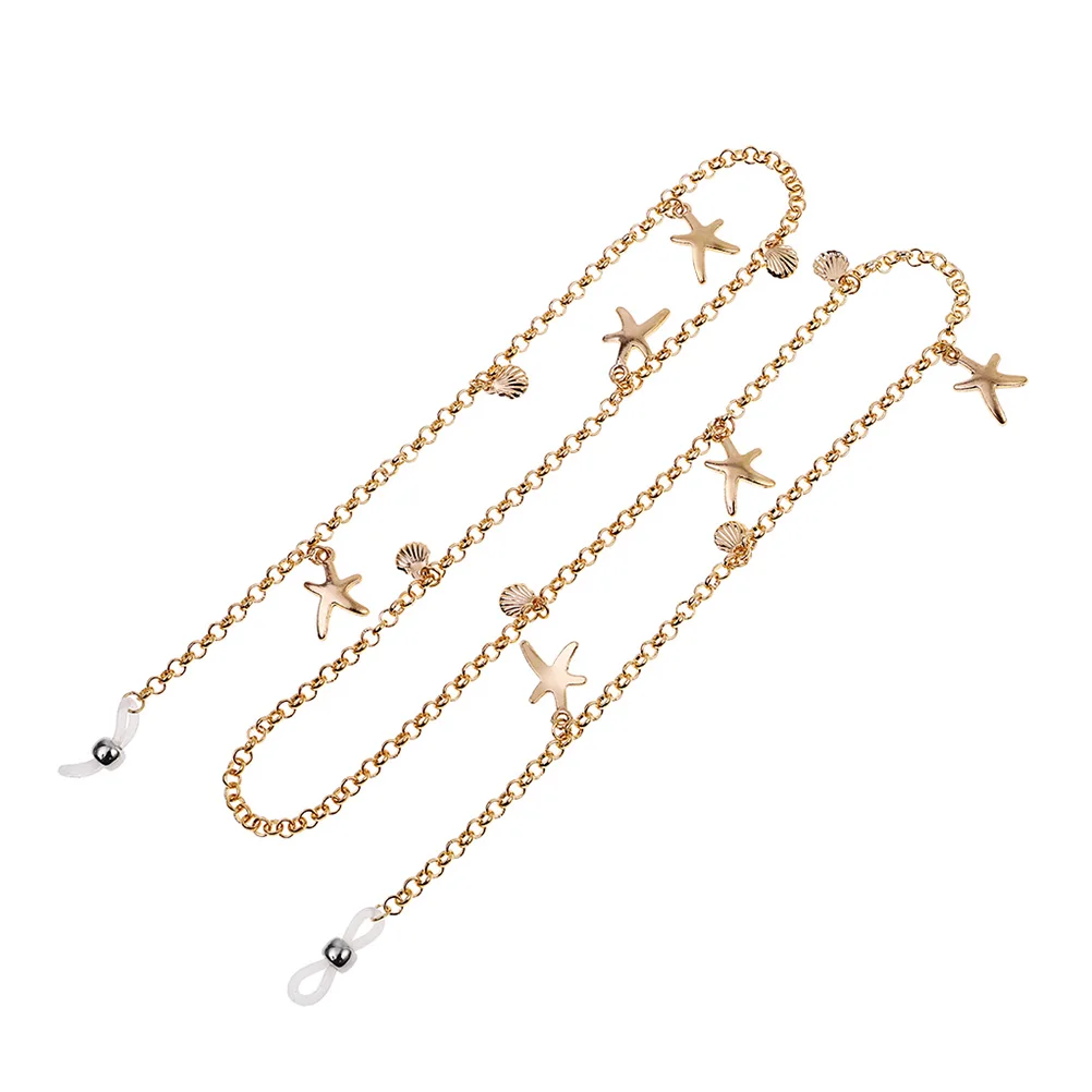 

1pc Glasses Cord Shell Pendant Hanging Neck Fashion Anti-skid Retainer Eyeglass Chain Sunglasses Holder Strap