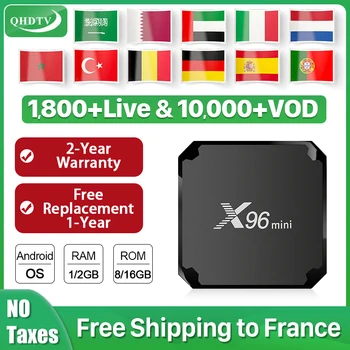 

X96 Mini IPTV Germany Arabic Algeria IPTV Subscription QHDTV Android 9.0 S905W X96mini IPTV Belgium Arabic IP TV No APP Include