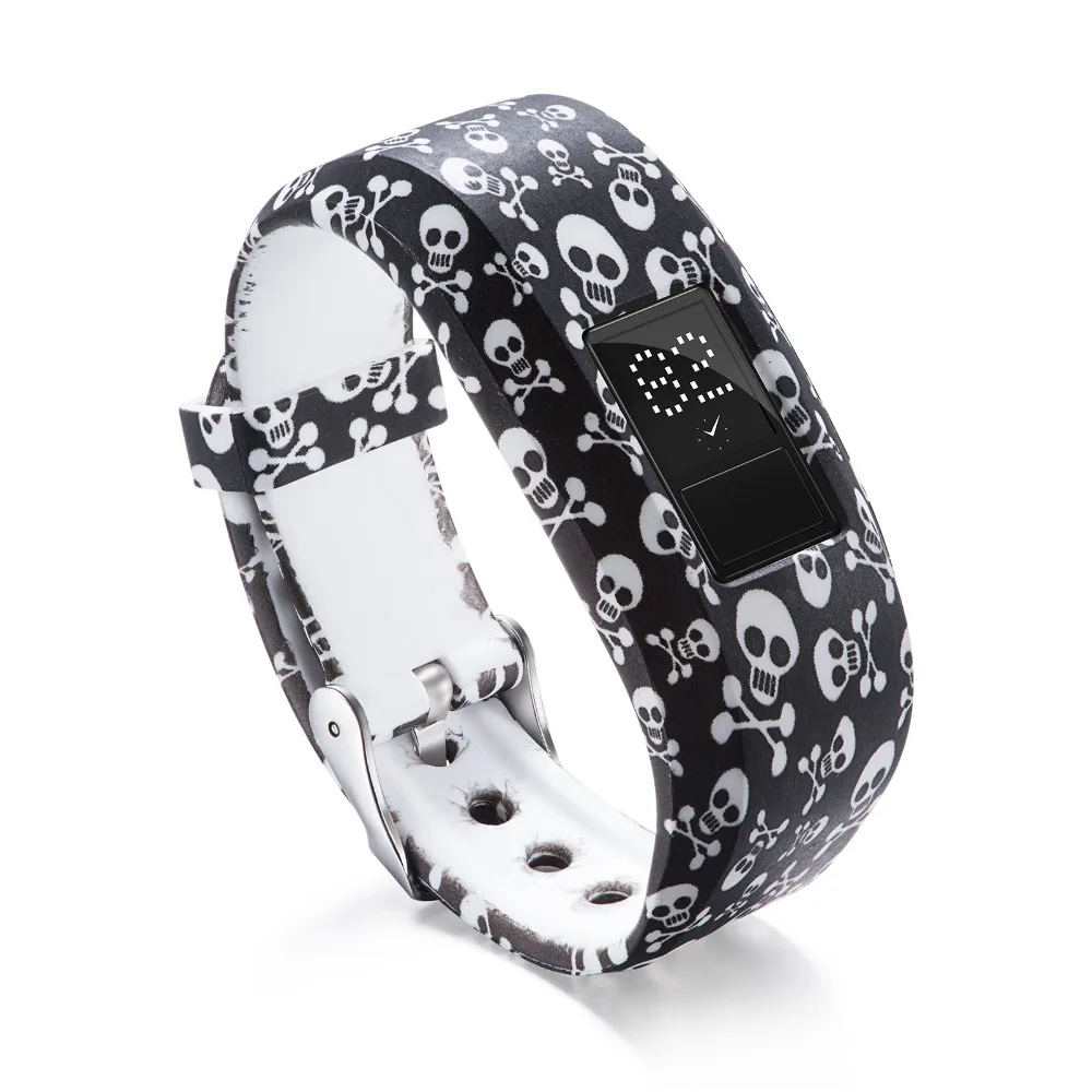 FIFATA Bracelet Silicone Strap For Garmin Vivofit JR2 / JR Sports Smart Watchband For VivoFit JR JR2 Replace Straps Accessories