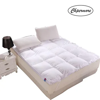 

Chpermore 100% Goose Down/feather Mattress Single double Tatami High grade luxury Mattresses Family Bedspreads King Queen Size