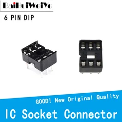 Adaptateur de prises de courant DIP6 6 broches 6P DIP SIP IC, Type de soudure 2.54MM, 40 pièces/lot 
