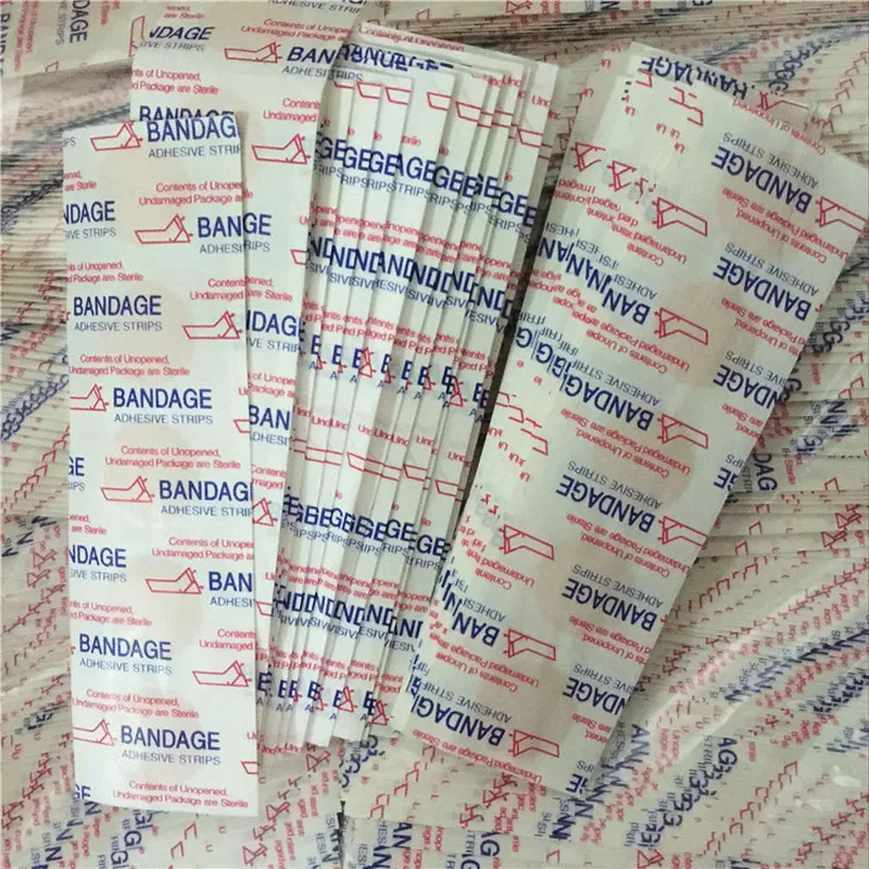 Vendaje adhesivo impermeable para hemostasia deportiva, cinta médica autoadhesiva redonda de Woundplast, 100 unids/lote
