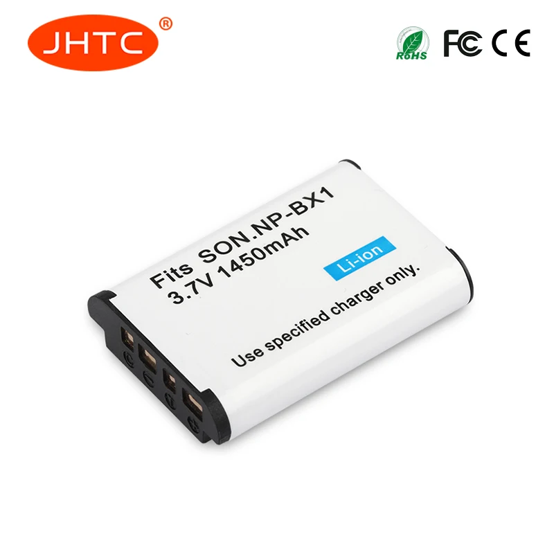 

NP-BX1 Battery 1450mAh For SONY Camera DSC-RX100 RX1 HDR-AS15 AS10 HX300 WX300 NPBX1 NP BX1 BC-CSXB NP BX1Batterie