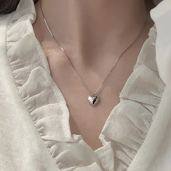 

PJX Vintage Heart Shaped Necklace Elegant Temperament Alloy Jewelry in Party for Woman Gift Hot Sell 2020 New Style