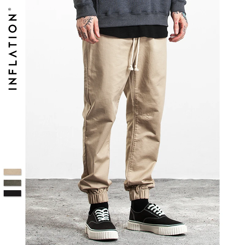 

New Collection Autumn & Winter Cargo Pants Men Ankle-Tied Men Jopgger Casual Pants Fashion Pants 335W17